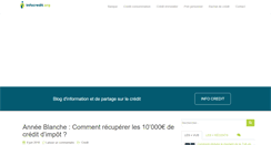 Desktop Screenshot of infocredit.org